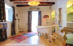 salle de bains toilettes déco orientale