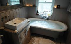 salle de bain design rustique cottage anglais