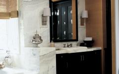 salle de bains rustique marbre