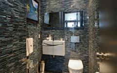 salle de bains design foncé immobililer de luxe manhattan