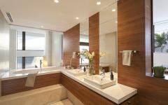 salle de bain original rustique bois
