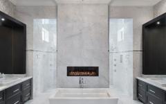 marbre blanc salle de bains design luxe