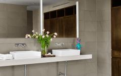 salle de bain moderne rénovée