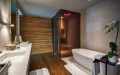 salle de bain design tropical