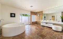 douche baignoire salle de bain design moderne