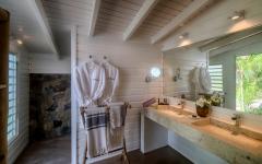 salle de bains design exotique Caraïbes