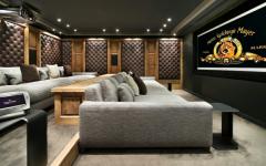 salle privée de cinéma chalet de ski courchevel