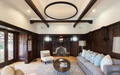 salon principale boiseries bois exotique