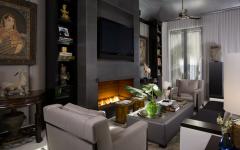 séjour design intérieur élégant classe
