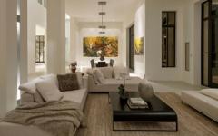 séjour design moderne maison de luxe bel air