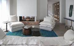 séjour living mobilier éclectique et chic