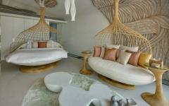 séjour intérieur villa de vacances à louer
