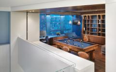bibliothèque mezzanine duplex logement luxe