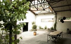 extérieur loft industriel transformée en maison