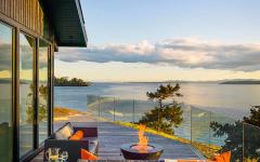 terrasse en bois design maison de vacances