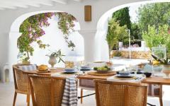 terrasse couverte cour intérieur ibiza maison de charme