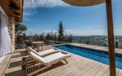 hôtel de luxe piscine privée avec vue