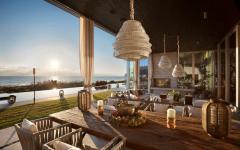 terrasse bois villa mer