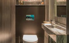 toilettes design original appartement de luxe