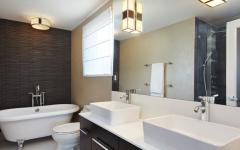 très belle maison de vacances salle de bains design luxe