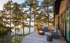 villa moderne luxueuse sur île