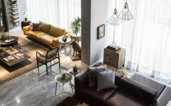 pièce de vie principale vue de mezzanine