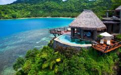 ville de luxe vacances exotiques Laucala
