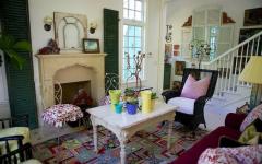 séjour rustique éclectique design intérieur