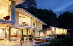 villa de luxe vacances mer océan architecture
