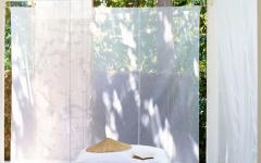 Voiles transparents blancs espaces zen
