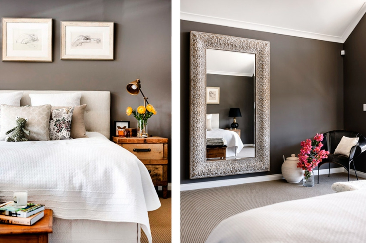 Suite parentale à la déco tendance de cette maison moderne suite des parents déco originale