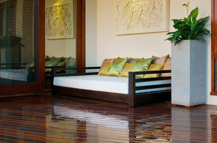 terrasse en teck exotique vacances villa hawaii