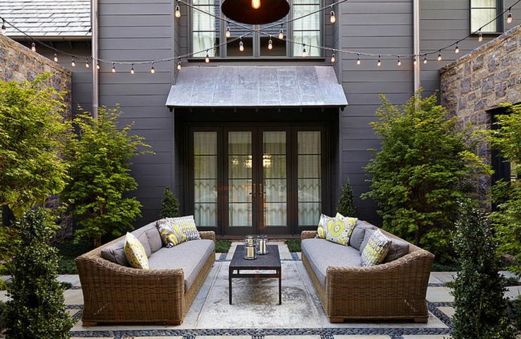 Terrasse pour apprécier les soirées de températures douces terrasse sympa extérieur résidence de luxe