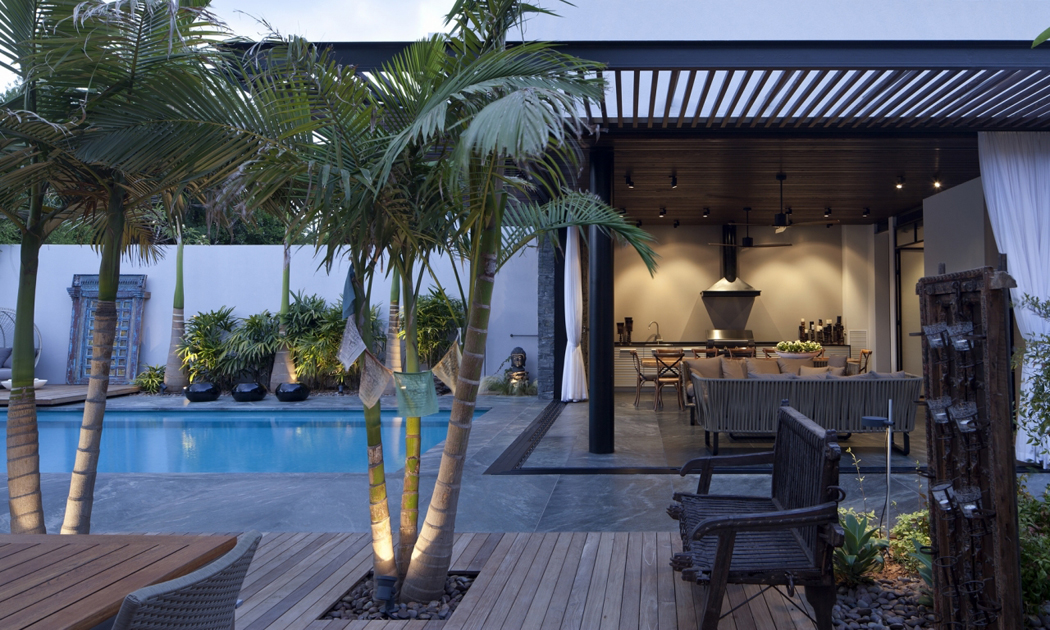 espaces outdoor maison de ville luxe