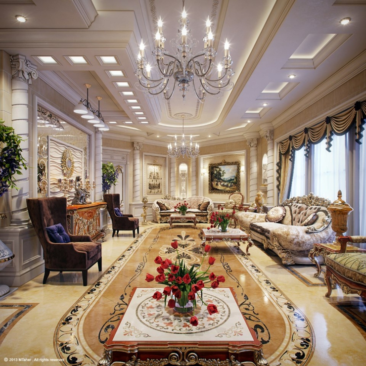 villa de luxe design intérieur oriental