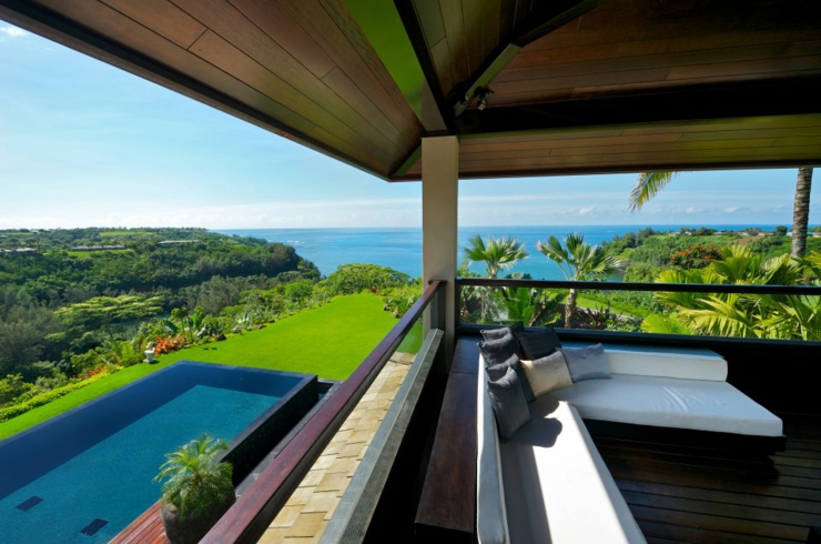 vue panoramique océan villa hawaii vacances de luxe