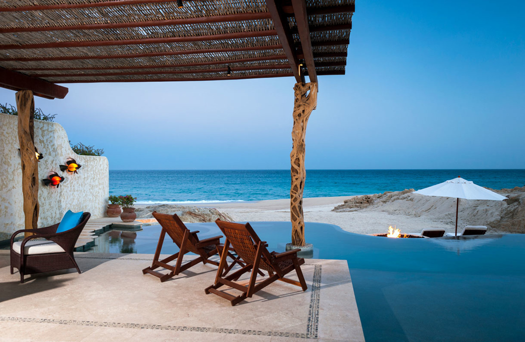 villa de luxe avec vue sur la plage