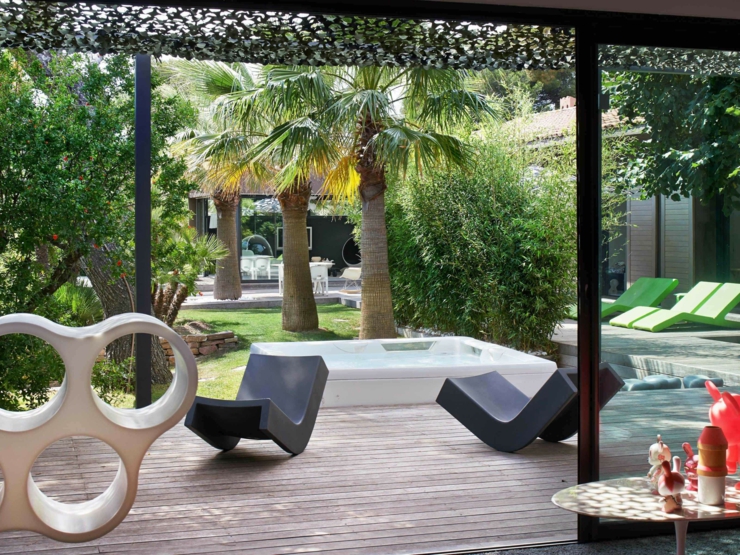 terrasse en bois exotique luxe