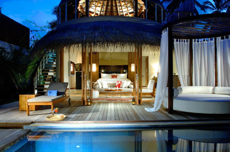 villa de luxe aux Maldives vacances