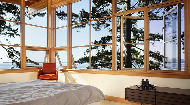 Maison en bois offrant une luminosité et confort unique magnifique vue sur lac villa de vacances résidance secondaire